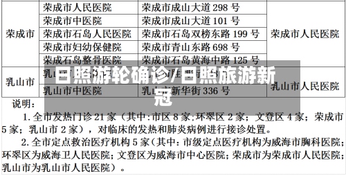 日照游轮确诊/日照旅游新冠-第2张图片