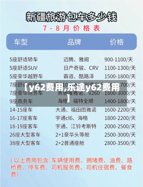 【y62费用,乐途y62费用】-第3张图片