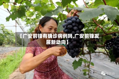 【广安前锋有确诊病例吗,广安前锋发展新动向】