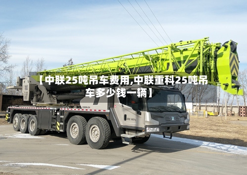 【中联25吨吊车费用,中联重科25吨吊车多少钱一辆】