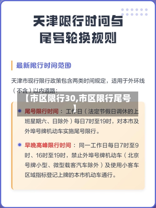 【市区限行30,市区限行尾号】