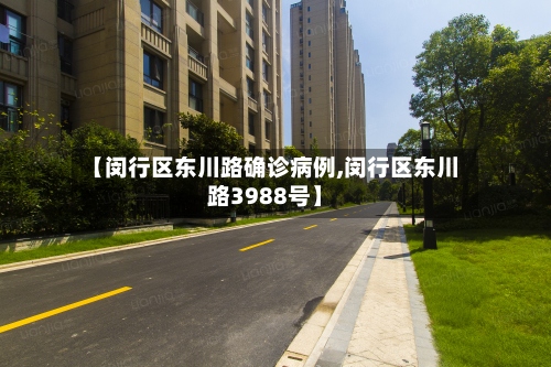 【闵行区东川路确诊病例,闵行区东川路3988号】