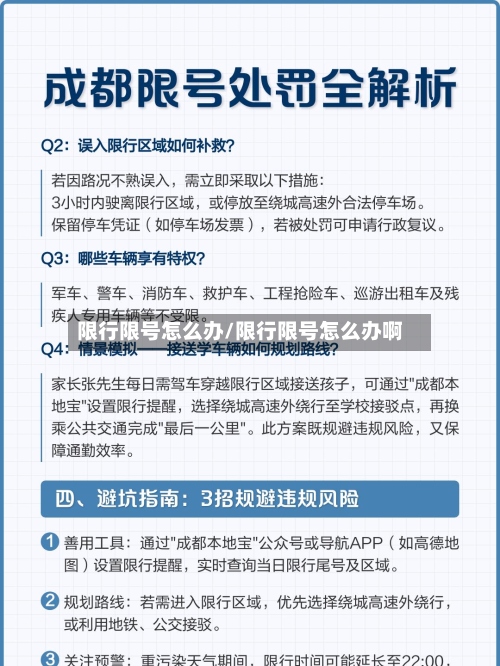 限行限号怎么办/限行限号怎么办啊
