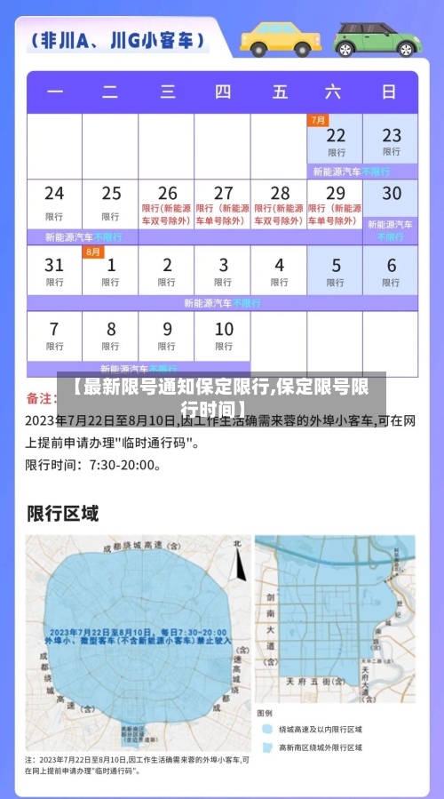 【最新限号通知保定限行,保定限号限行时间】-第2张图片