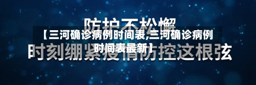 【三河确诊病例时间表,三河确诊病例时间表最新】