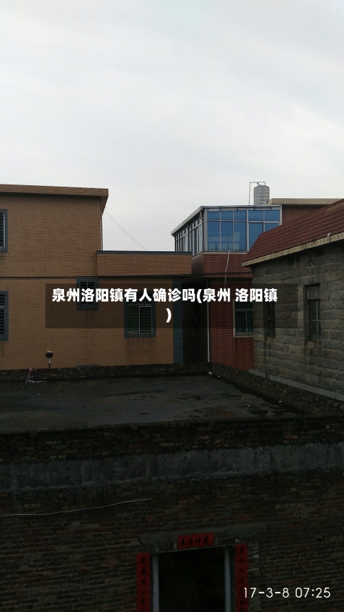 泉州洛阳镇有人确诊吗(泉州 洛阳镇)-第2张图片