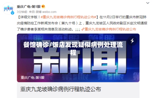 餐馆确诊/饭店发现疑似病例处理流程-第2张图片