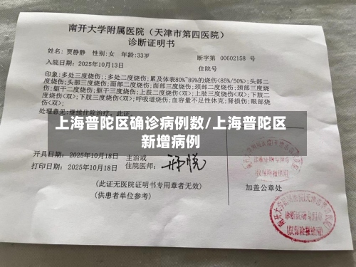 上海普陀区确诊病例数/上海普陀区新增病例