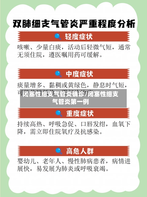 闭塞性细支气管炎确诊/闭塞性细支气管炎第一例