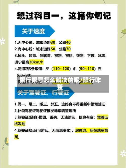 限行限号怎么解决的呢/限行咋整