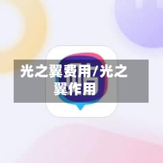 光之翼费用/光之翼作用-第3张图片