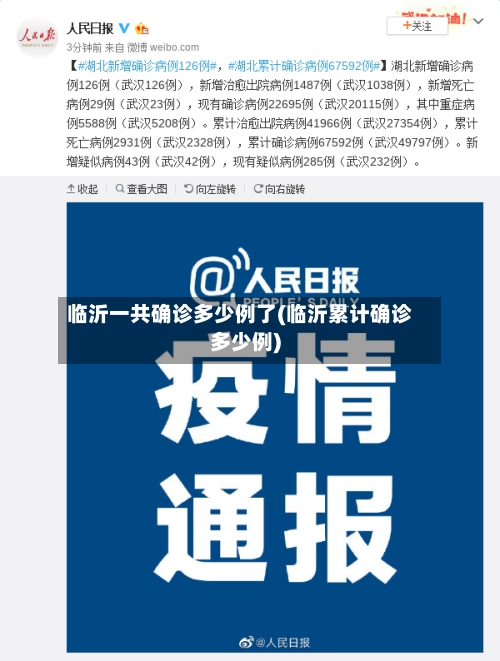 临沂一共确诊多少例了(临沂累计确诊多少例)