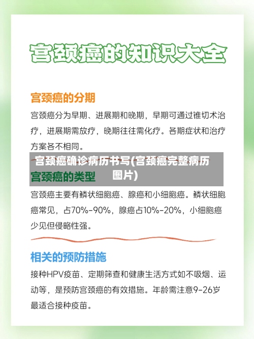 宫颈癌确诊病历书写(宫颈癌完整病历图片)-第2张图片