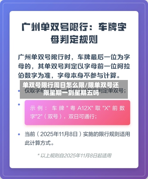 单双号限行周日怎么限/限单双号还限星期一到星期五吗