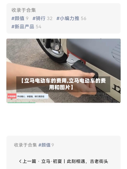 【立马电动车的费用,立马电动车的费用和图片】