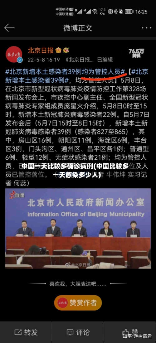 中国一天比较多确诊病例(中国比较多一天感染多少人)