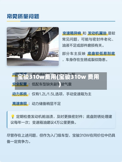 宝骏310w费用(宝骏310w 费用)-第2张图片