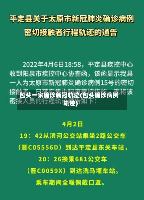 包头一家确诊新冠轨迹(包头确诊病例轨迹)-第2张图片