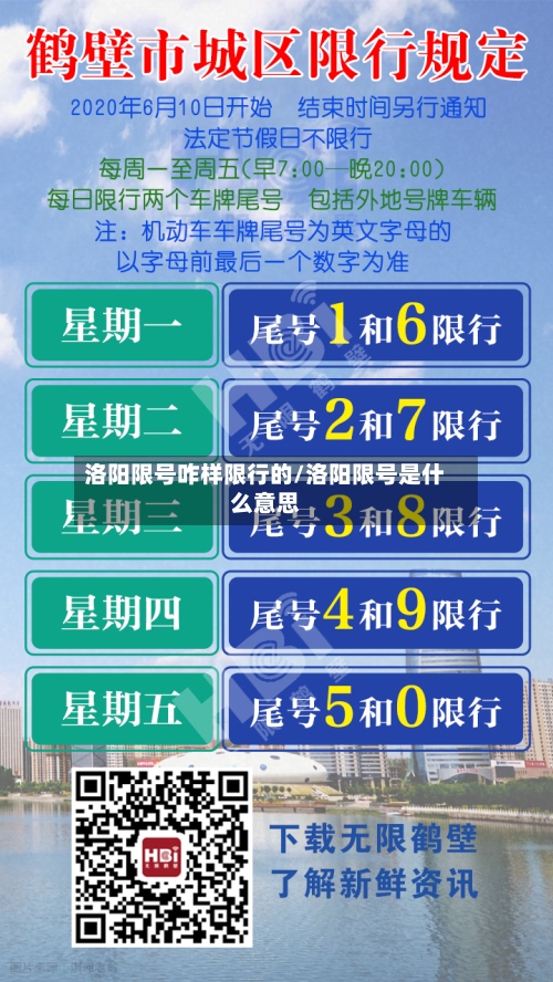 洛阳限号咋样限行的/洛阳限号是什么意思-第2张图片