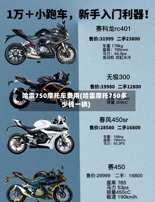 哈雷750摩托车费用(哈雷摩托750多少钱一辆)