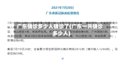 广东确诊多少人确诊了(广东一共确诊多少人)-第2张图片