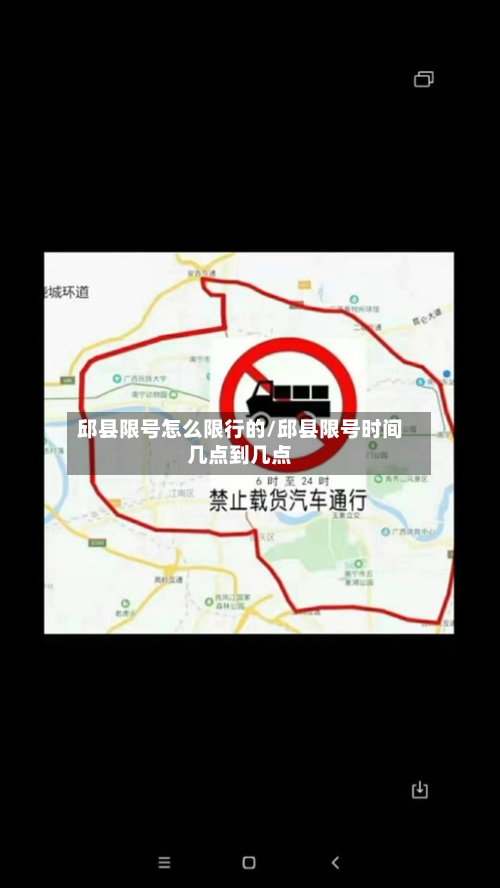 邱县限号怎么限行的/邱县限号时间几点到几点-第3张图片