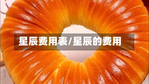 星辰费用表/星辰的费用