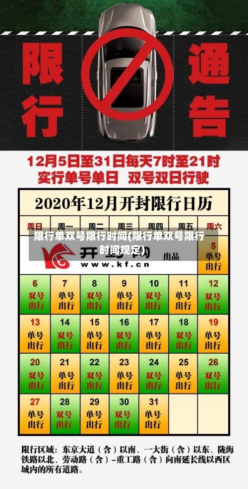 限行单双号限行时间(限行单双号限行时间规定)-第2张图片
