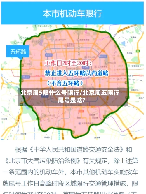 北京周5限什么号限行/北京周五限行尾号是啥?-第2张图片