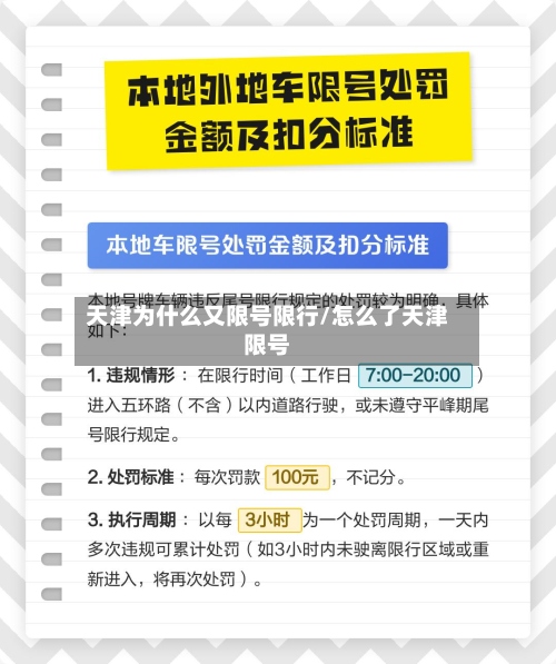 天津为什么又限号限行/怎么了天津限号-第2张图片