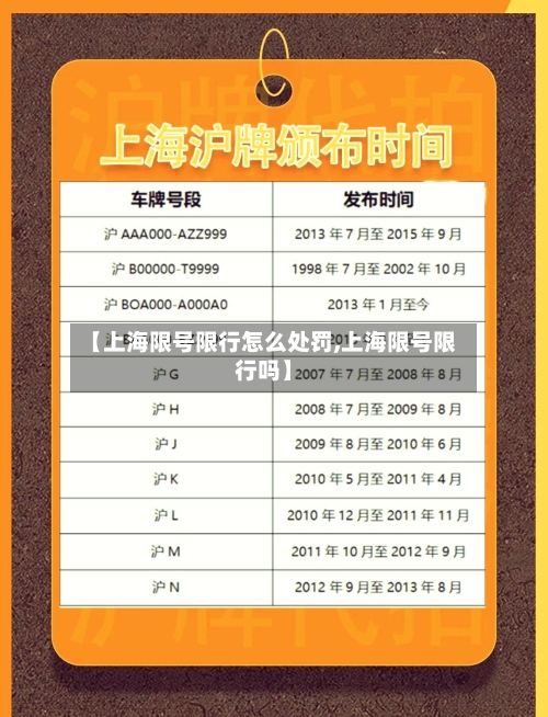 【上海限号限行怎么处罚,上海限号限行吗】-第3张图片