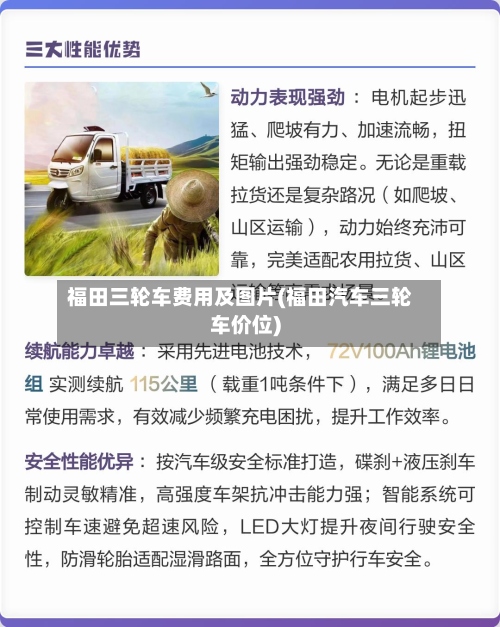 福田三轮车费用及图片(福田汽车三轮车价位)-第3张图片