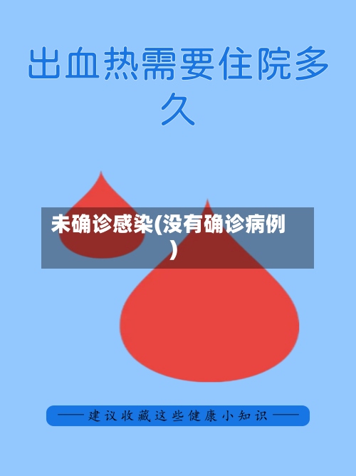 未确诊感染(没有确诊病例)
