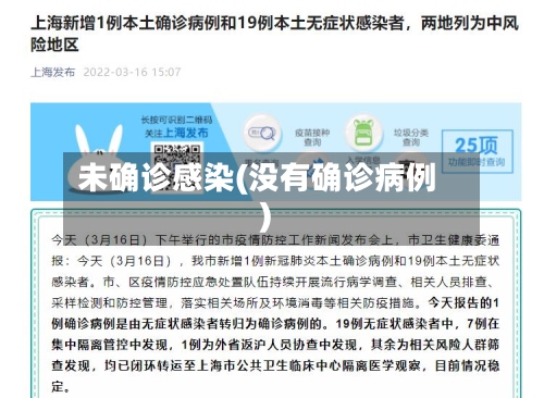未确诊感染(没有确诊病例)-第2张图片