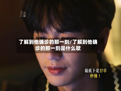 了解到他确诊的那一刻/了解到他确诊的那一刻是什么歌-第2张图片