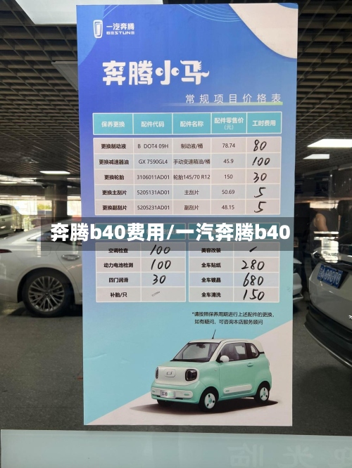 奔腾b40费用/一汽奔腾b40-第2张图片
