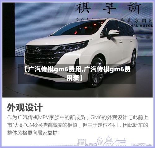 【广汽传祺gm6费用,广汽传祺gm6费用表】