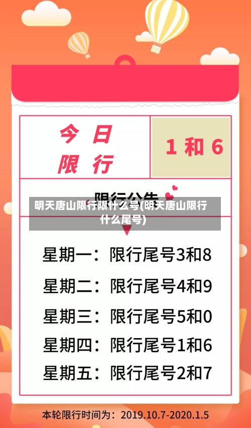 明天唐山限行限什么号(明天唐山限行什么尾号)-第2张图片