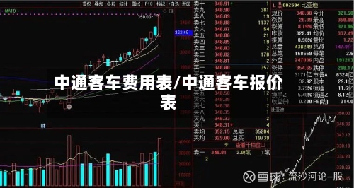 中通客车费用表/中通客车报价表