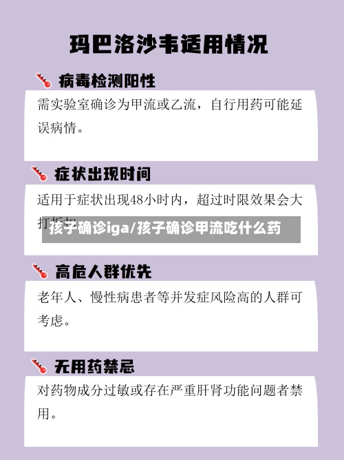 孩子确诊iga/孩子确诊甲流吃什么药-第2张图片