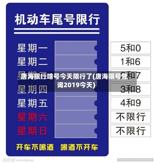 唐海限行啥号今天限行了(唐海限号查询2019今天)