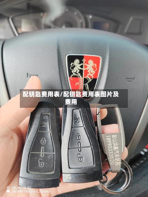 配钥匙费用表/配钥匙费用表图片及费用