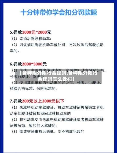 【各种限外限行合理吗,各种限外限行合理吗怎么处罚】-第2张图片