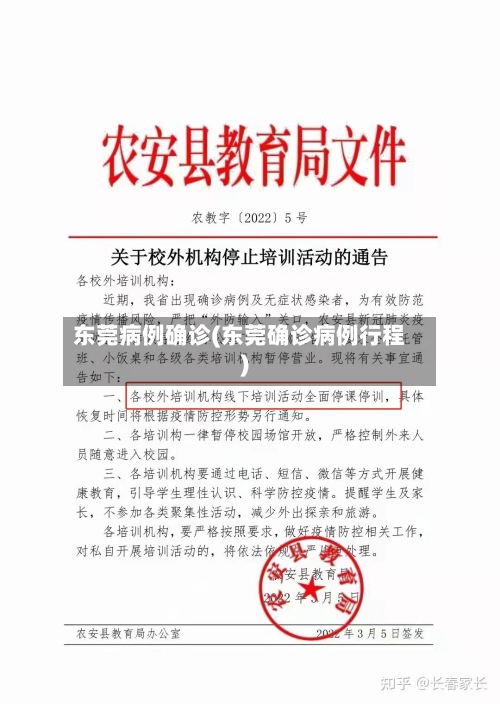 东莞病例确诊(东莞确诊病例行程)