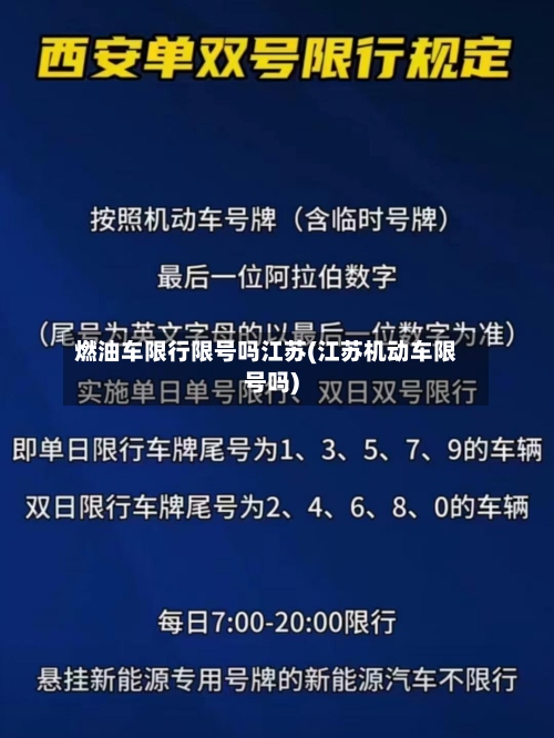 燃油车限行限号吗江苏(江苏机动车限号吗)-第3张图片