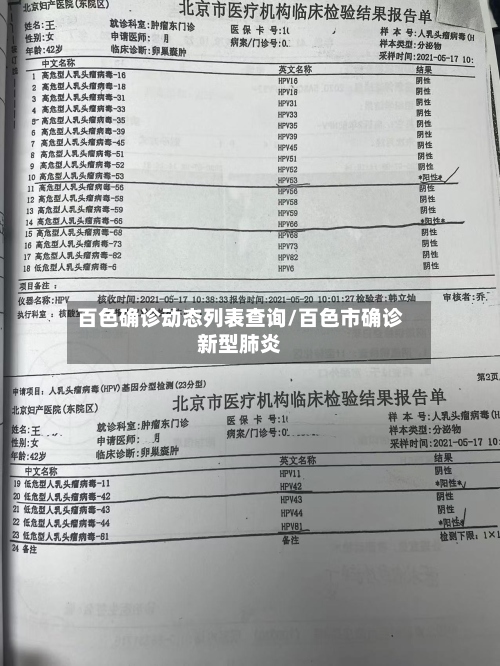 百色确诊动态列表查询/百色市确诊新型肺炎
