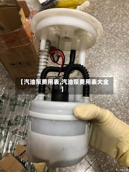 【汽油泵费用表,汽油泵费用表大全】-第2张图片