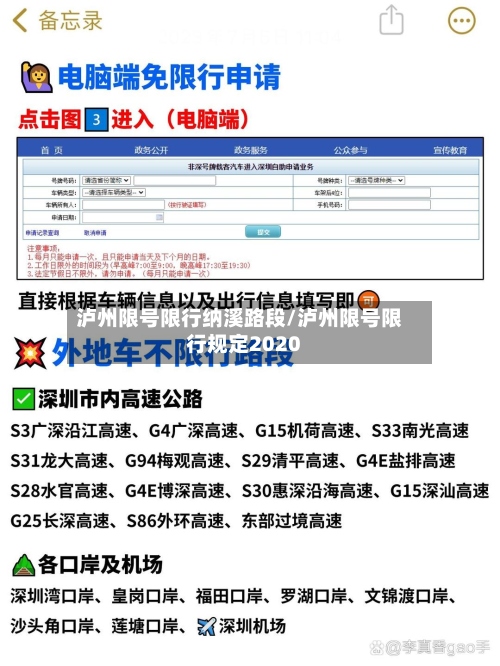 泸州限号限行纳溪路段/泸州限号限行规定2020-第3张图片