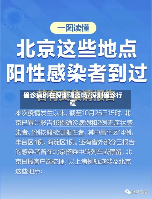 确诊病例在深圳隔离吗/深圳确诊行程