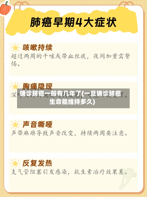 确诊肺癌一般有几年了(一旦确诊肺癌生命能维持多久)-第2张图片